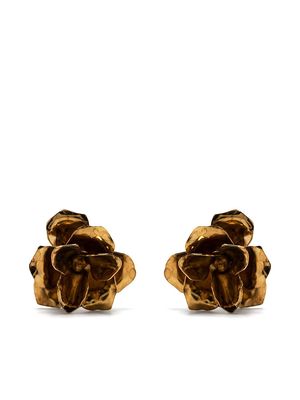 Jennifer Behr Zeta floral-detail earring - Gold