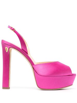Jennifer Chamandi Antonio 130mm platform sandals - Pink