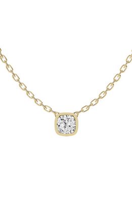 JENNIFER FISHER Cushion Lab Created Diamond Pendant Necklace in D1.50Ct - 18K Yellow Gold