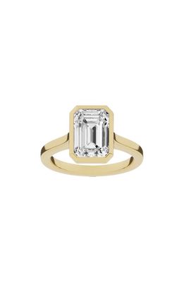 JENNIFER FISHER Emerald Cut Lab Created Diamond Solitaire Ring - 4.0 ctw in 18K Yellow Gold