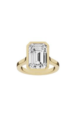 JENNIFER FISHER Emerald Cut Lab Created Diamond Solitaire Ring - 8.0 ctw in 18K Yellow Gold