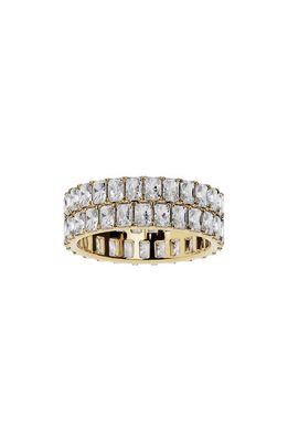 JENNIFER FISHER Lab Created Diamond Eternity Ring in 18K Yellow Gold