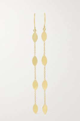 Jennifer Meyer - 4 Marquise By The Inch 18-karat Gold Earrings - one size
