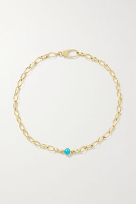 Jennifer Meyer - Small Edith 18-karat Gold Turquoise Bracelet - one size