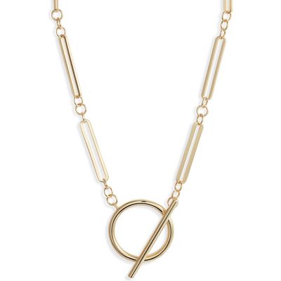 Jennifer Zeuner Geraldine Necklace in Yellow Gold 