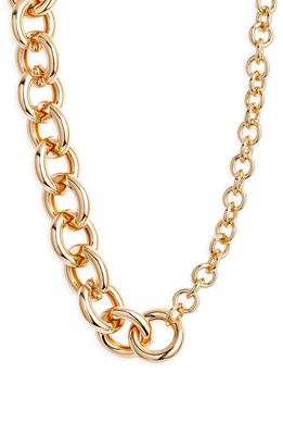 Jenny Bird Florence Link Necklace in High Polish Gold