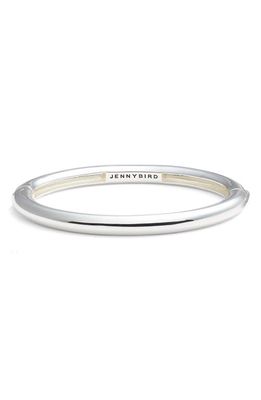 Jenny Bird Gia Bangle Bracelet in High Polish Silver