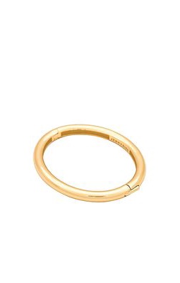 Jenny Bird Gia Bangle in Metallic Gold.