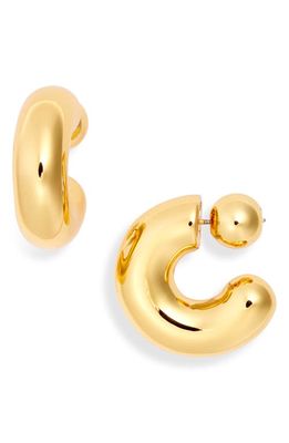 Jenny Bird Large Tome Hoop Earrings in High Polish Gold 