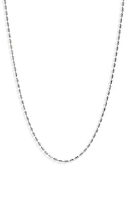 Jenny Bird Milly Chain Necklace in Silver