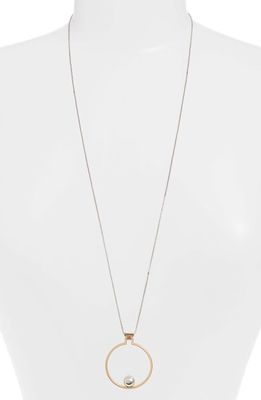 Jenny Bird Mini Saros Pendant Necklace in Two Tone