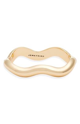 Jenny Bird Ola Bangle Bracelet in High Polish Gold