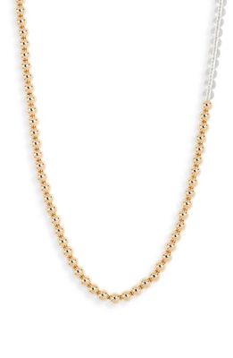 Jenny Bird Pia Beaded Necklace in Gold/Clear
