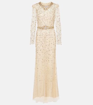 Jenny Packham Aura sequin-embellished gown