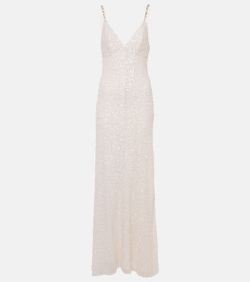 Jenny Packham Bridal Nora sequined silk gown