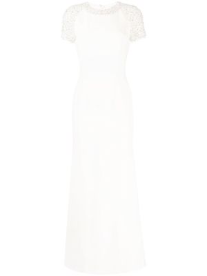 Jenny Packham Cluster Star sequin-embellished dress - White