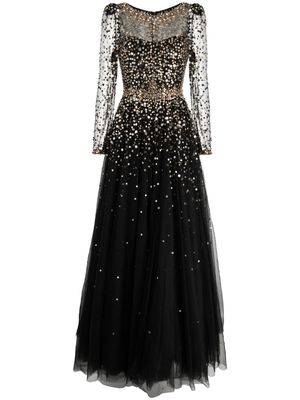 Jenny Packham Kuda embellished gown - Black