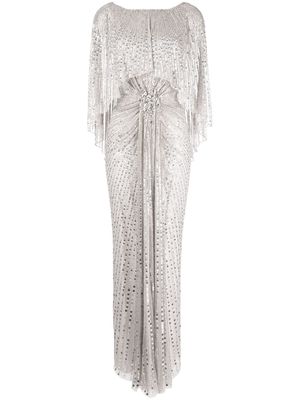 Jenny Packham Mae sequin-embellished dress - Silver