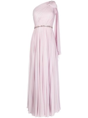 Jenny Packham Marlowe one-shoulder gown - Pink