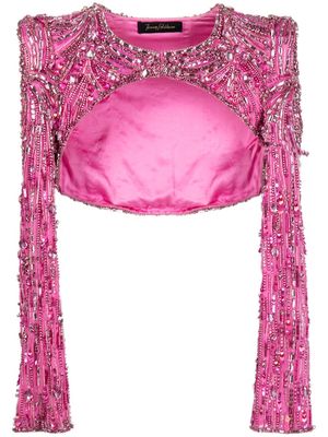 Jenny Packham Maya embellished gown - Pink