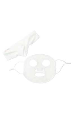 Jenny Patinkin Pure Luxury Organic Reusable Sheet Mask & Spa Headband in White 