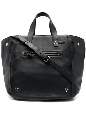 Jérôme Dreyfuss Marius leather tote bag - Black