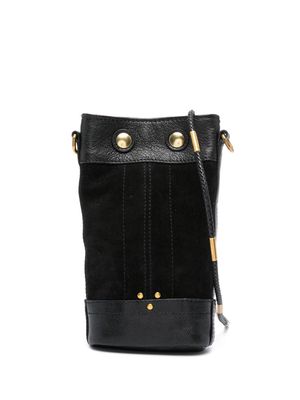 Jérôme Dreyfuss mini Ben leather crossbody bag - Black