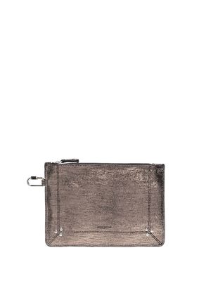 Jérôme Dreyfuss Popoche leather wallet - Gold