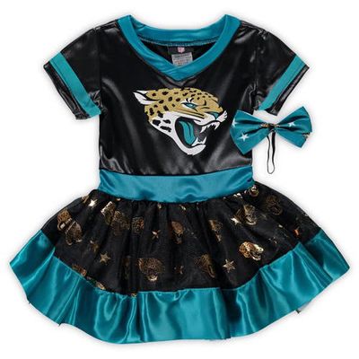 JERRY LEIGH Girls Toddler Black Jacksonville Jaguars Tutu Tailgate Game Day V-Neck Costume