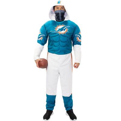 JERRY LEIGH Men's Aqua Miami Dolphins Game Day Costume