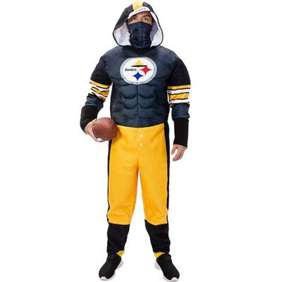 JERRY LEIGH Men's Black Pittsburgh Steelers Game Day Costume