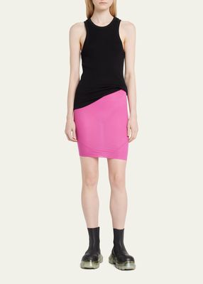 Jersey Body-Con Mini Skirt