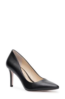 Jessica Simpson Abigaille Pointed Toe Pump in Black Leather