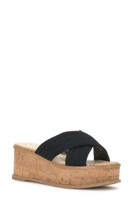 Jessica Simpson Ediza Platform Wedge Sandal in Black