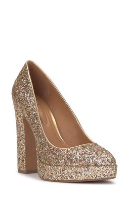 Jessica Simpson Glynis Platform Pump in Party Gold