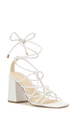 Jessica Simpson Ozias Ankle Wrap Sandal in Bright White