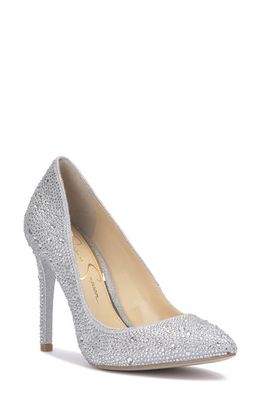 Jessica Simpson Pembe Pointed Toe Pump in Silver