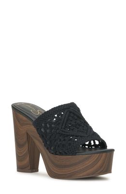 Jessica Simpson Shelbie Platform Sandal in Black