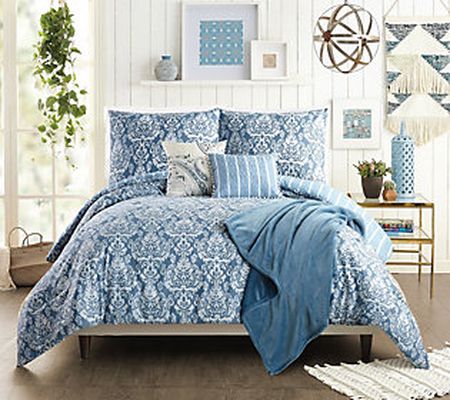 Jessica Simpson Tonal Damask KG Comf Set - 6 PC
