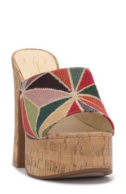 Jessica Simpson Xona Platform Sandal in Multi