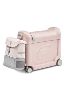 Jetkids by Stokke BedBox Ride-On Carry-On Suitcase & Backpack Set in Pink/Pink