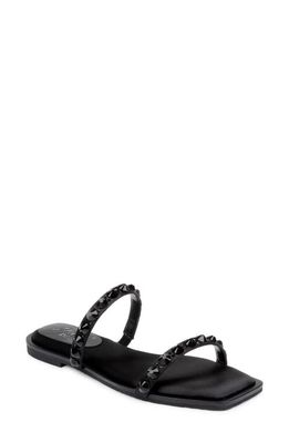 Jewel Badgley Mischka Honesty Slide Sandal in Black