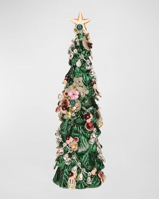Jeweled Christmas Tree, 13.5"