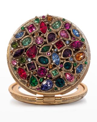 Jeweled Round Compact