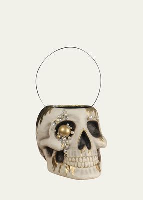 Jeweled Skull Bucket, Large