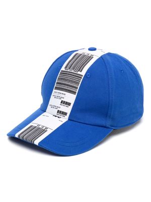 Ji WON CHOI graphic-print cotton baseball cap - Blue
