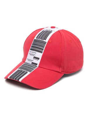 Ji WON CHOI graphic-print cotton baseball cap - Red