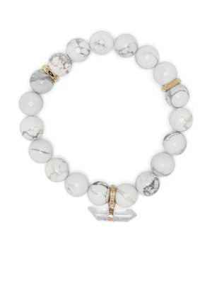 JIA JIA 14kt yellow gold multi-stone bracelet - White