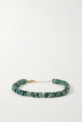 JIA JIA - Gold Emerald Bracelet - Green