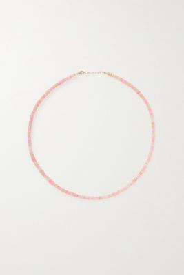 JIA JIA - Gold Opal Necklace - Pink